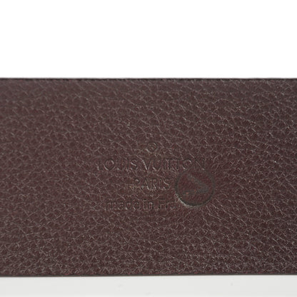 Louis Vuitton Patent LV Frame Belt 85 34 Amarante 6 of 8