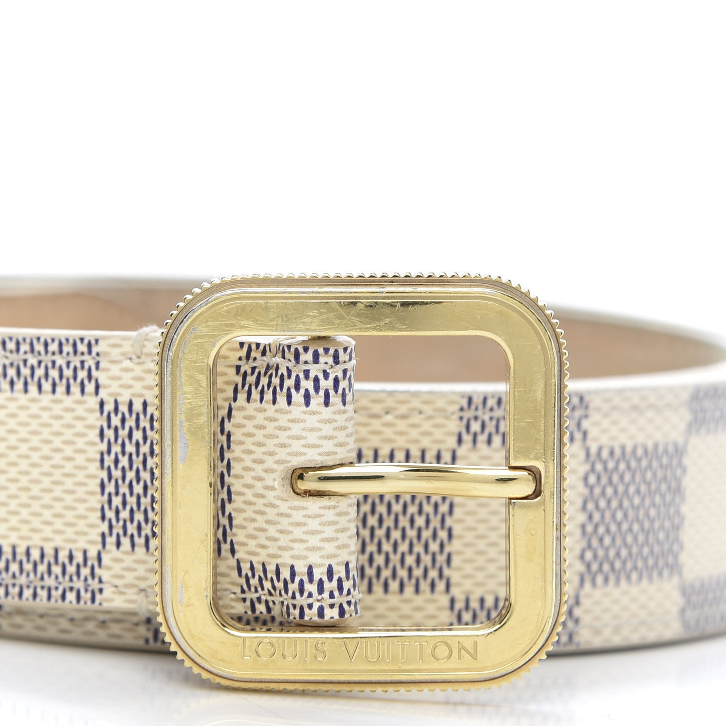 Damier Azur 30mm Tresor Belt 85 34