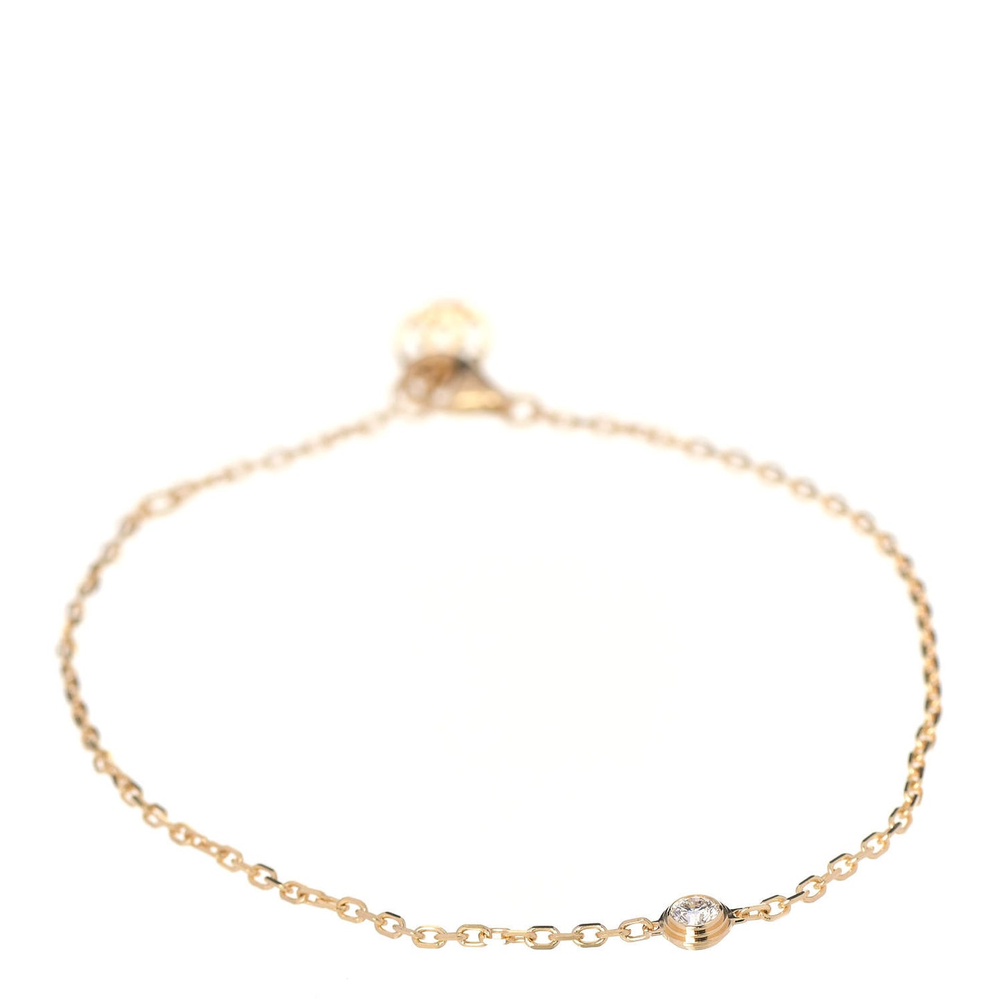 18K Yellow Gold Diamond SM D'Amour Bracelet
