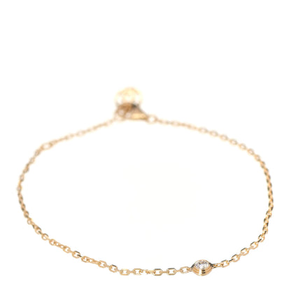 Cartier 18K Yellow Gold Diamond SM D'Amour Bracelet 1 of 6