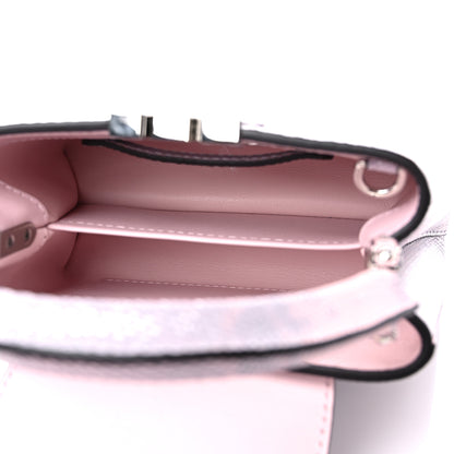 Louis Vuitton Metallic Lizard Mini Capucines Pink Purple 5 of 9