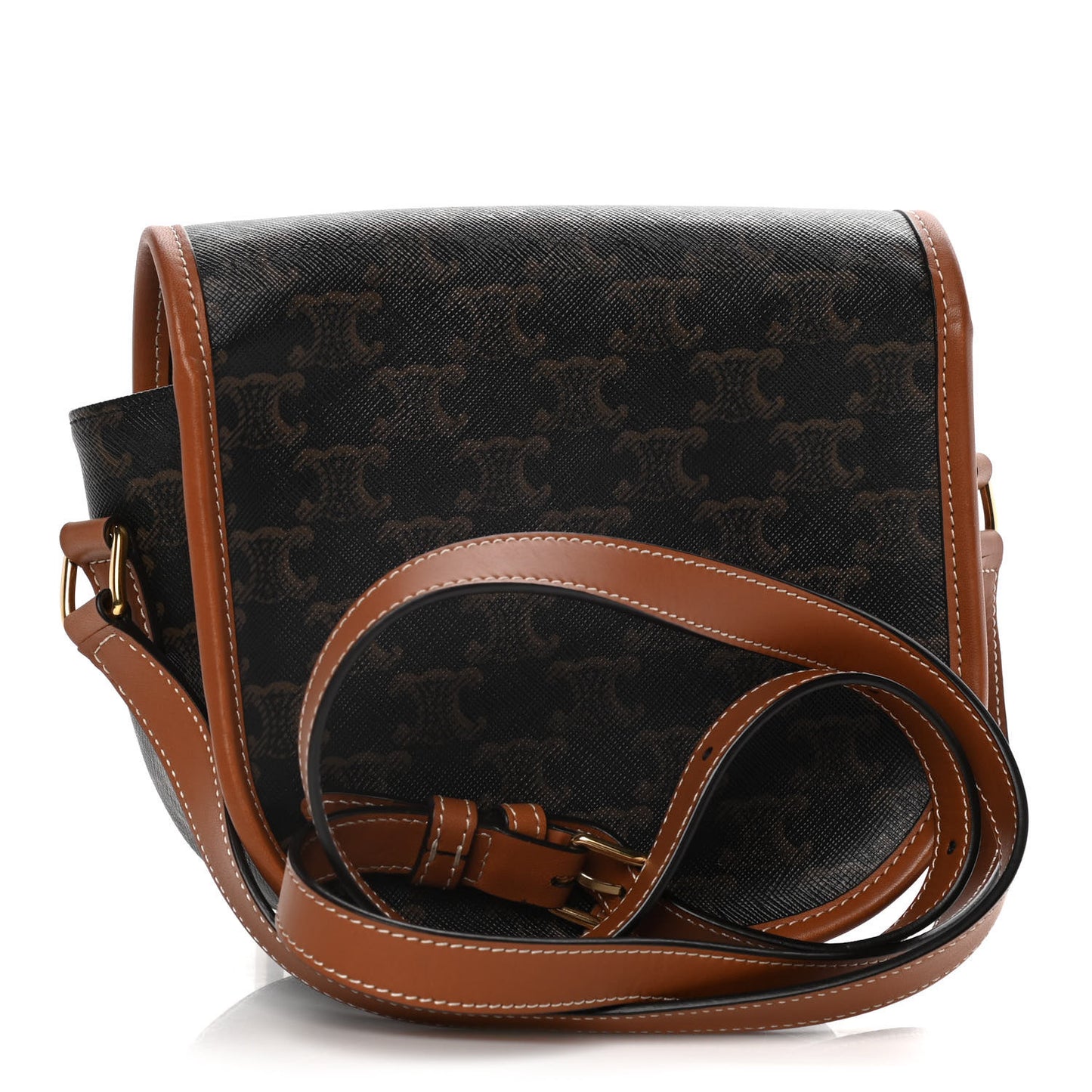 Triomphe Canvas Folco Bag Tan