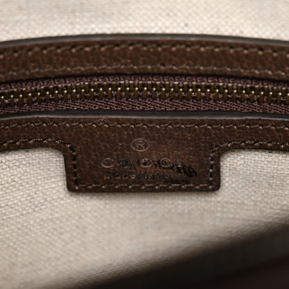 Gucci Monogram Jumbo GG Textured Dollar Calfskin Medium Diana Tote Bag Camel Ebony New Acero Pomegranate Red 6 of 11