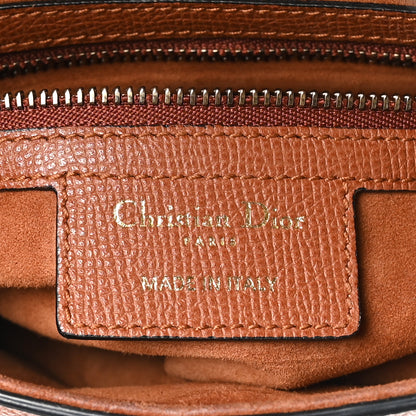 Christian Dior Grained Calfskin Saddle Bag Camello 6 of 11