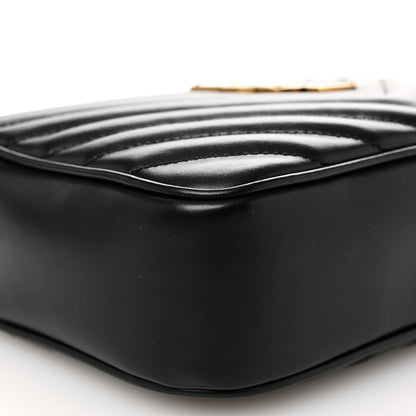 Saint Laurent Calfskin Matelasse Monogram Lou Camera Bag Black 8 of 9