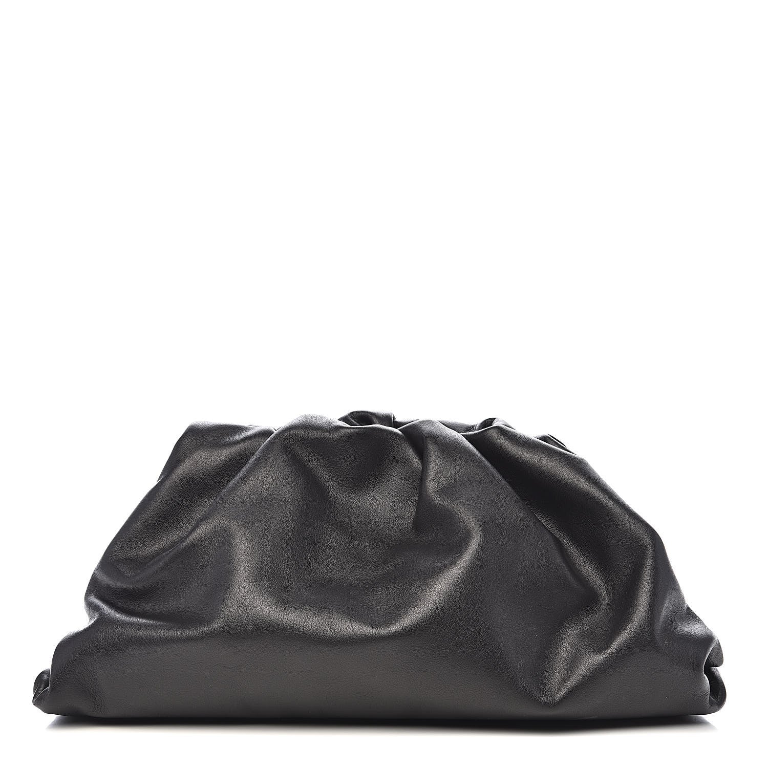 Bottega Veneta Smooth Butter Calf The Pouch Oversized Clutch Black 1 of 9