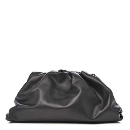 Bottega Veneta Smooth Butter Calf The Pouch Oversized Clutch Black 1 of 9