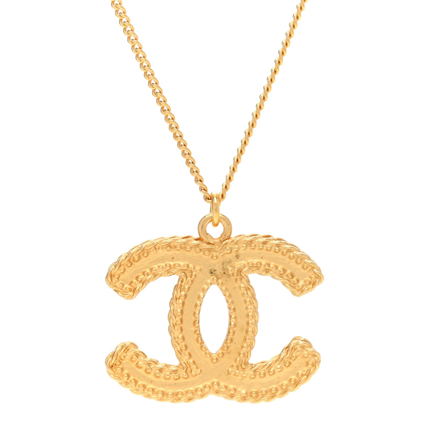CC Matte Necklace Gold