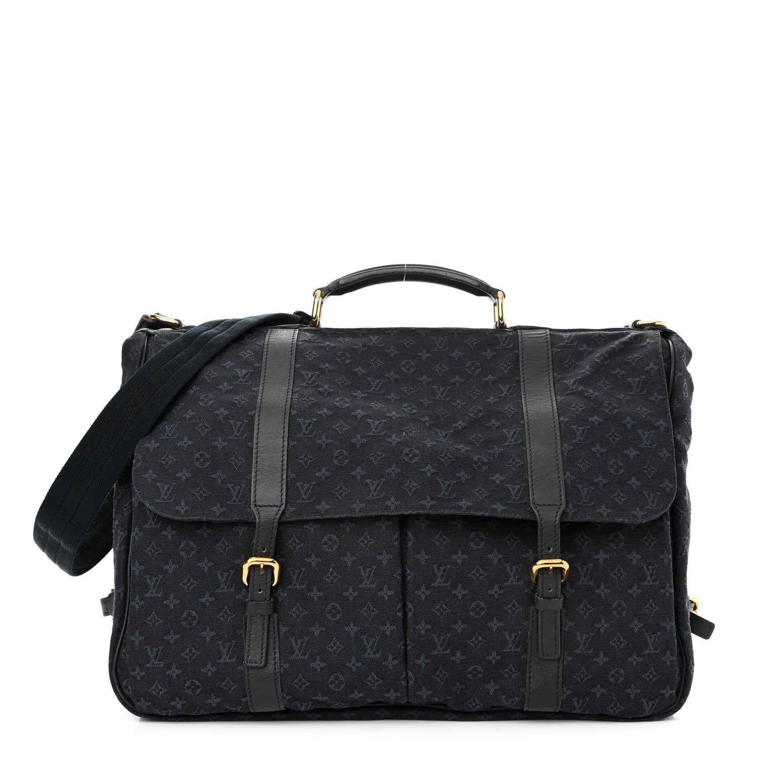 Louis Vuitton Mini Monogram Denise Navy 1 of 15