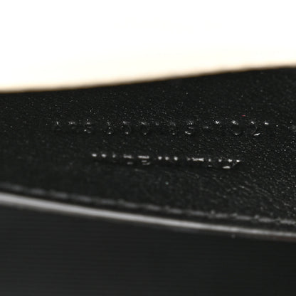 Saint Laurent Grain De Poudre Textured Mixed Matelasse Medium Triquilt Monogram Satchel White 7 of 11