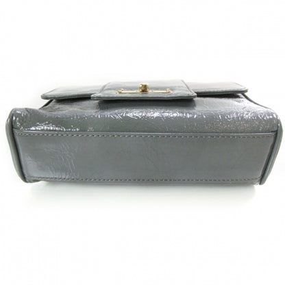 Marc Jacobs Textured Patent Chain Bag Fog 4 of 8