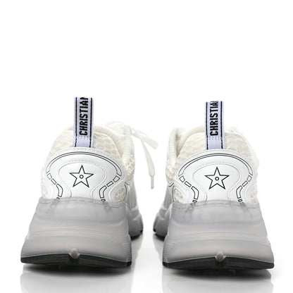Christian Dior Matte Technical Fabric Mesh Dior Vibe Sneakers 37 White Silver 5 of 11