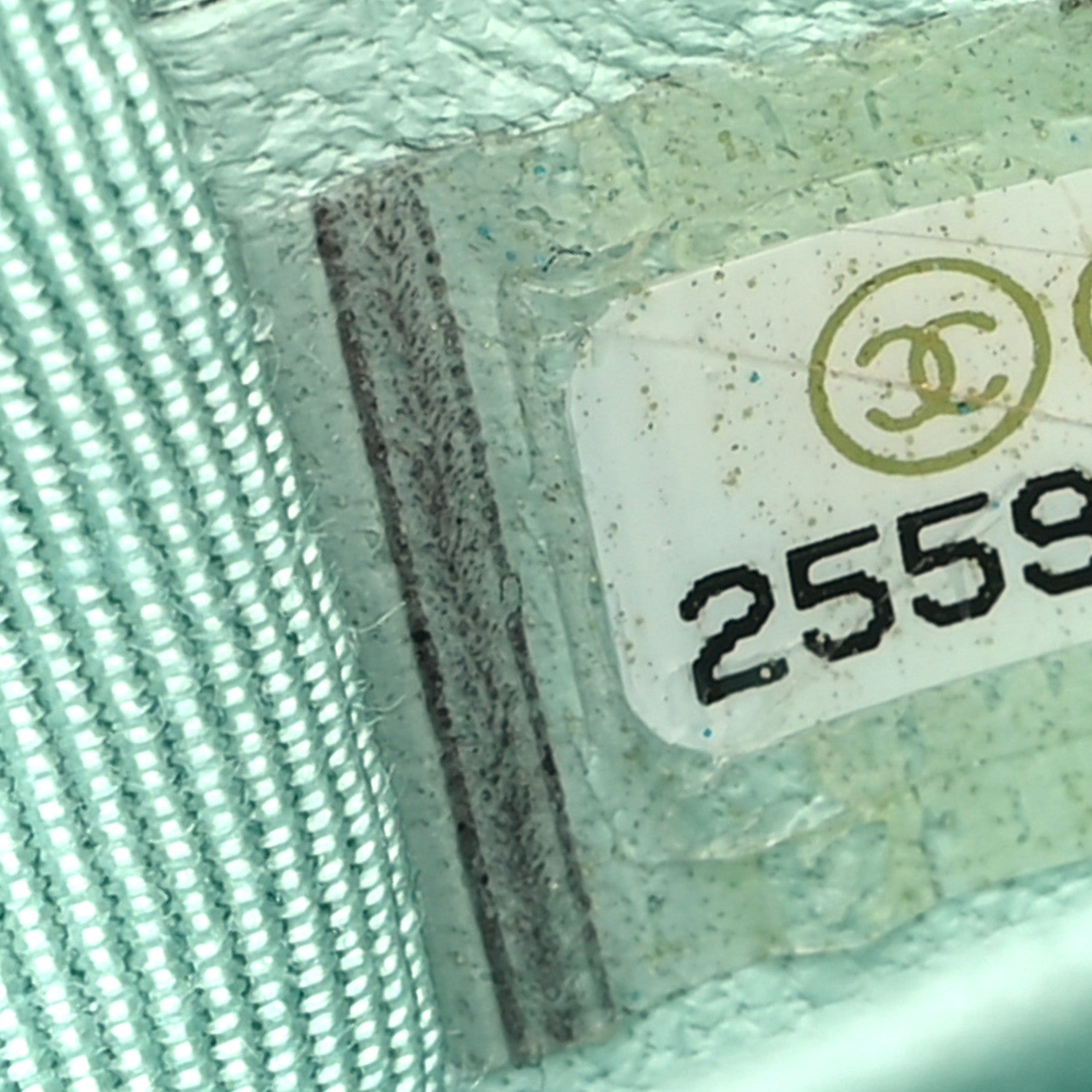 Chanel Iridescent Lambskin Chevron Quilted Medium Boy Flap Green 7 of 10