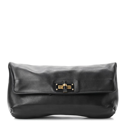 Lanvin Calfskin Happy Clutch Black 1 of 6