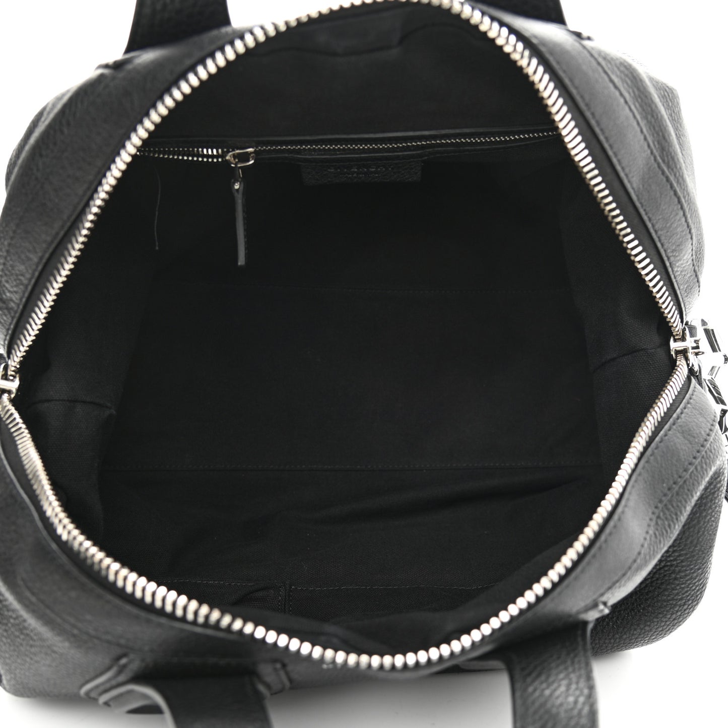 Waxy Grained Calfskin Medium Nightingale Black