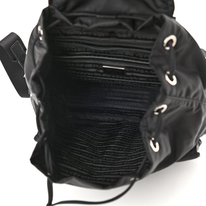 Prada Tessuto Nylon Saffiano Medium Backpack Black 5 of 10