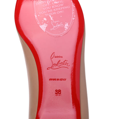 Christian Louboutin Nappa Solasofia Flats 38 Nude 6 of 7