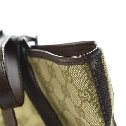 Gucci Monogram Web Large Bucket Tote Brown 11 of 11