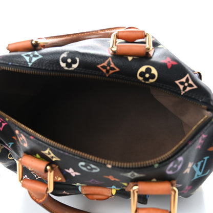 Louis Vuitton Monogram Multicolor Speedy 30 Black 5 of 9