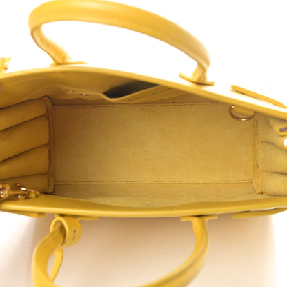 Saint Laurent Grained Calfskin Baby Sac De Jour Yellow 5 of 14