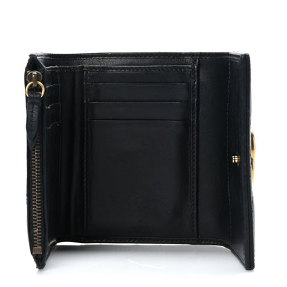 Gucci Calfskin Matelasse GG Marmont Wallet Black 5 of 9