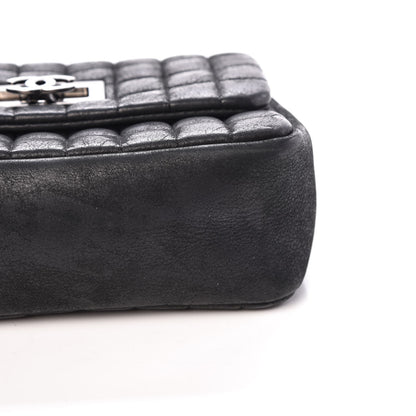 Chanel Iridescent Calfskin Square Quilted Mini Flap Black 10 of 12