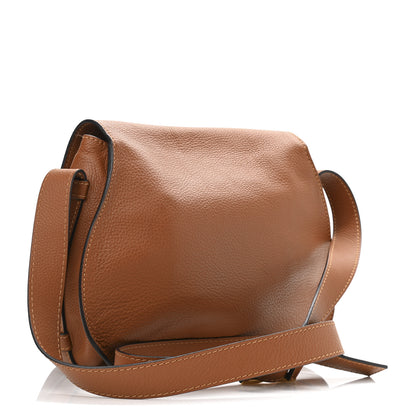 Chloe Calfskin Medium Marcie Round Crossbody Bag Tan 3 of 14
