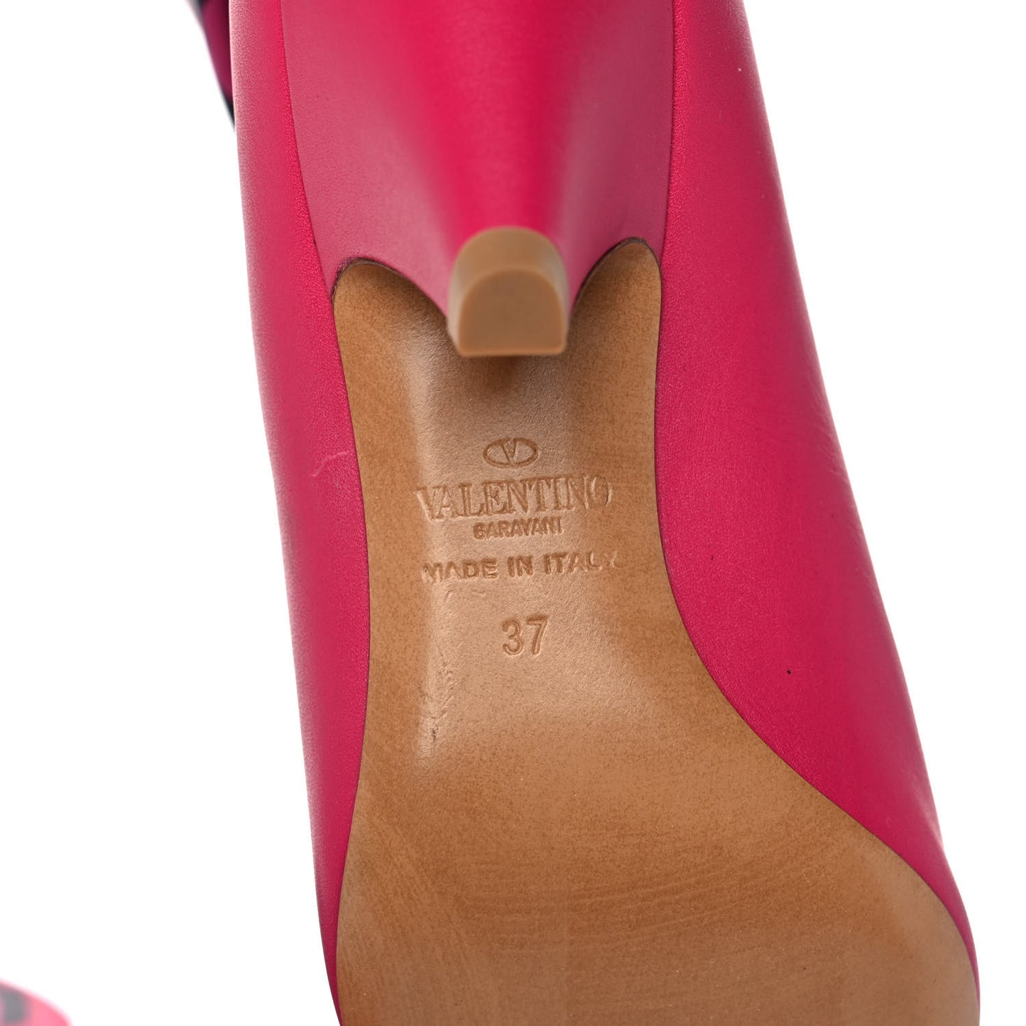 Calfskin Tiger Slouchy Boots 37 Pink
