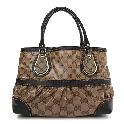Gucci Crystal Monogram Medium Mix Tote Brown 1 of 9