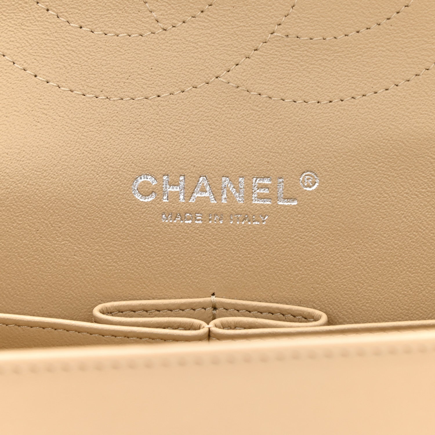 Chanel Lambskin Quilted Jumbo Double Flap Beige 6 of 10