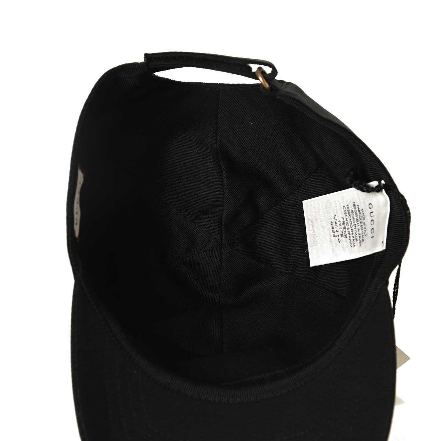 Gucci Cotton Loved Gucci Baseball Hat M Black 7 of 9