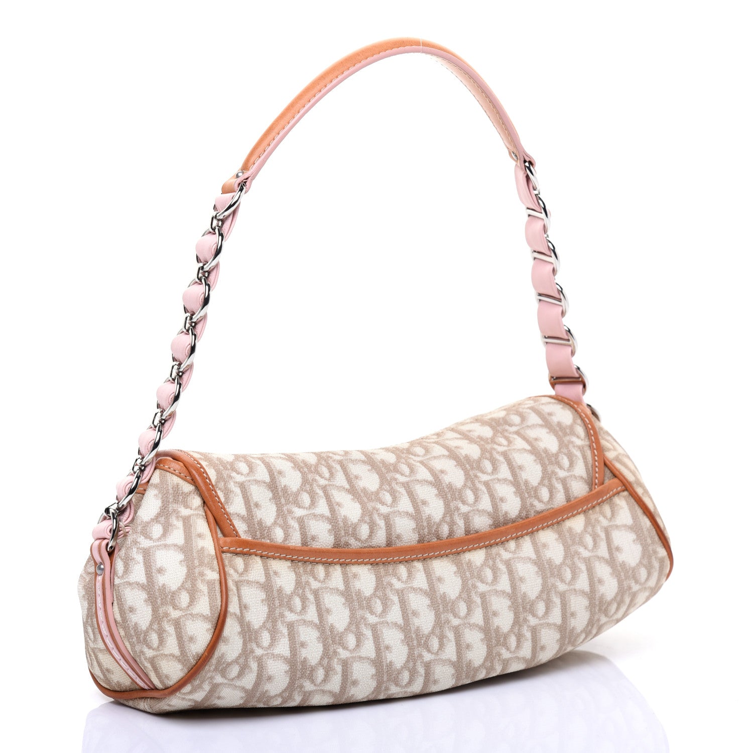 Christian Dior Monogram Romantique Trotter Bag Rose 3 of 10
