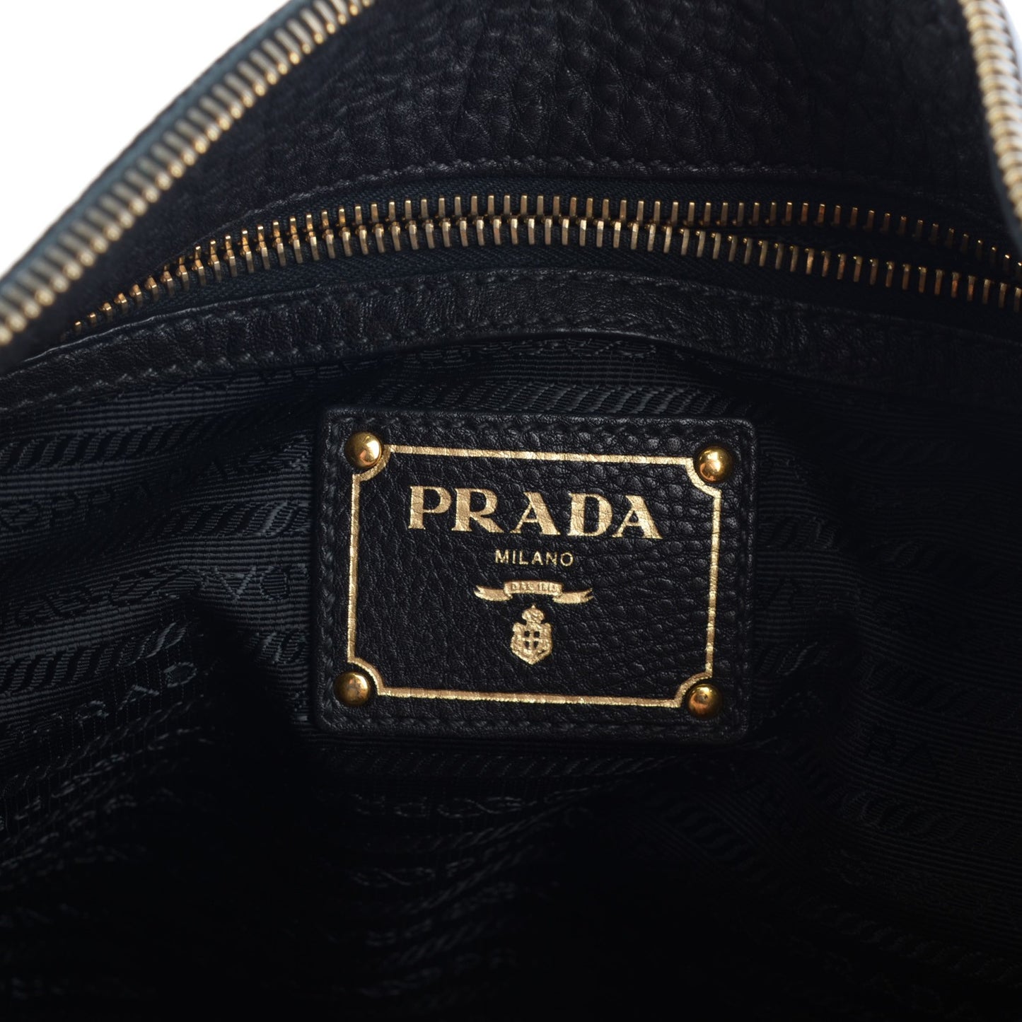 Vitello Daino Shoulder Bag Nero Black