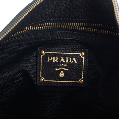 Prada Vitello Daino Shoulder Bag Nero Black 6 of 8