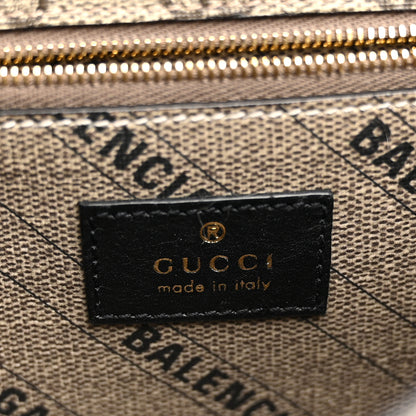 Balenciaga X GUCCI GG Supreme Monogram Small Hourglass Top Handle Bag Beige Ebony 6 of 12