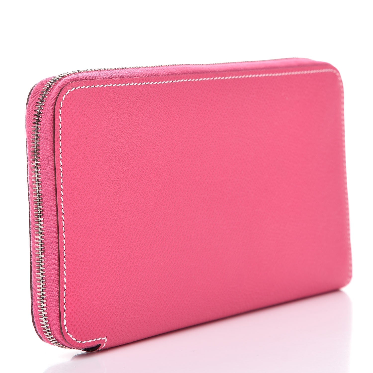 Hermes Epsom Silk'in Wallet Rose Tyrien 3 of 8