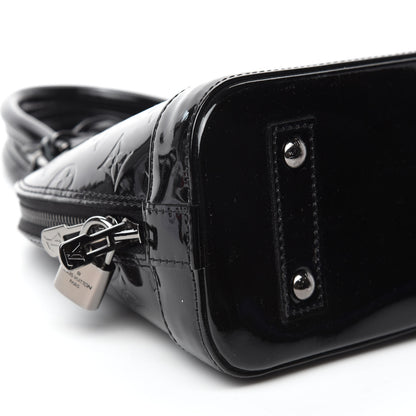 Louis Vuitton Vernis Alma BB Noir Magnetique 6 of 10