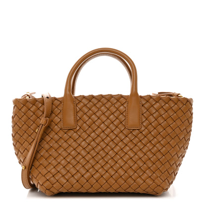 Bottega Veneta Nappa Intrecciato Mini Cabat Caramel 1 of 10