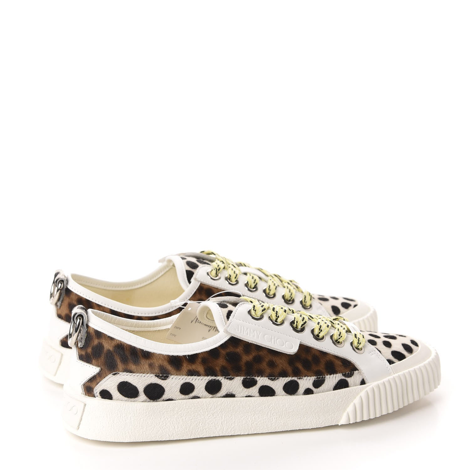 Jimmy Choo Pony Hair Impala Low Sneakers 40 Sugar Mix 4 of 10