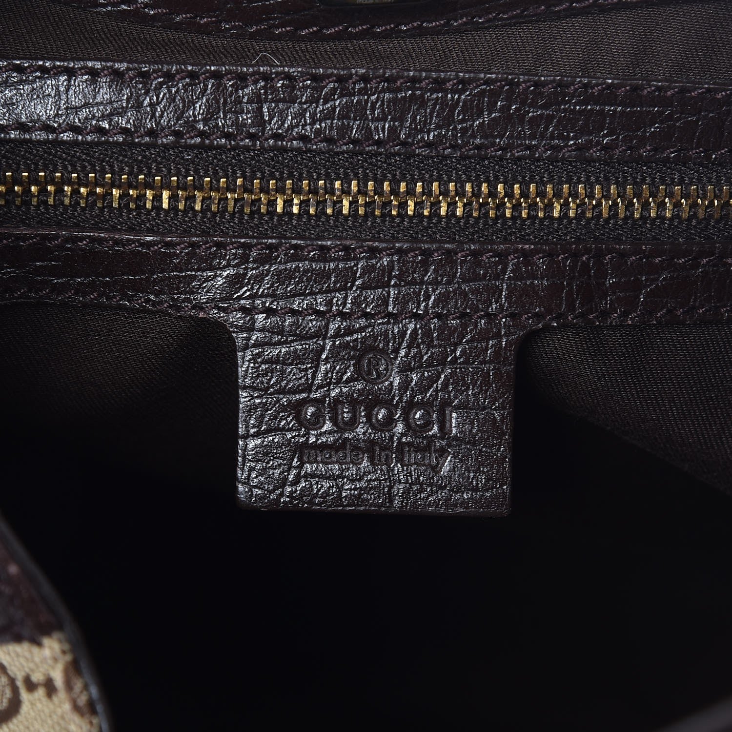 Gucci Monogram Hasler Hobo Dark Brown 6 of 7