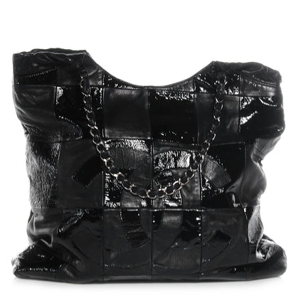 Chanel Patent Patchwork Brooklyn Tote Black 1 of 7