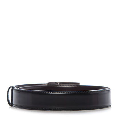 Gucci Calfskin Square G Buckle Belt 85 34 Black 2 of 4