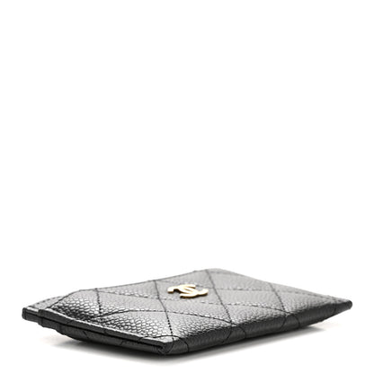 Chanel Caviar Quilted Card Holder Black 4 of 10