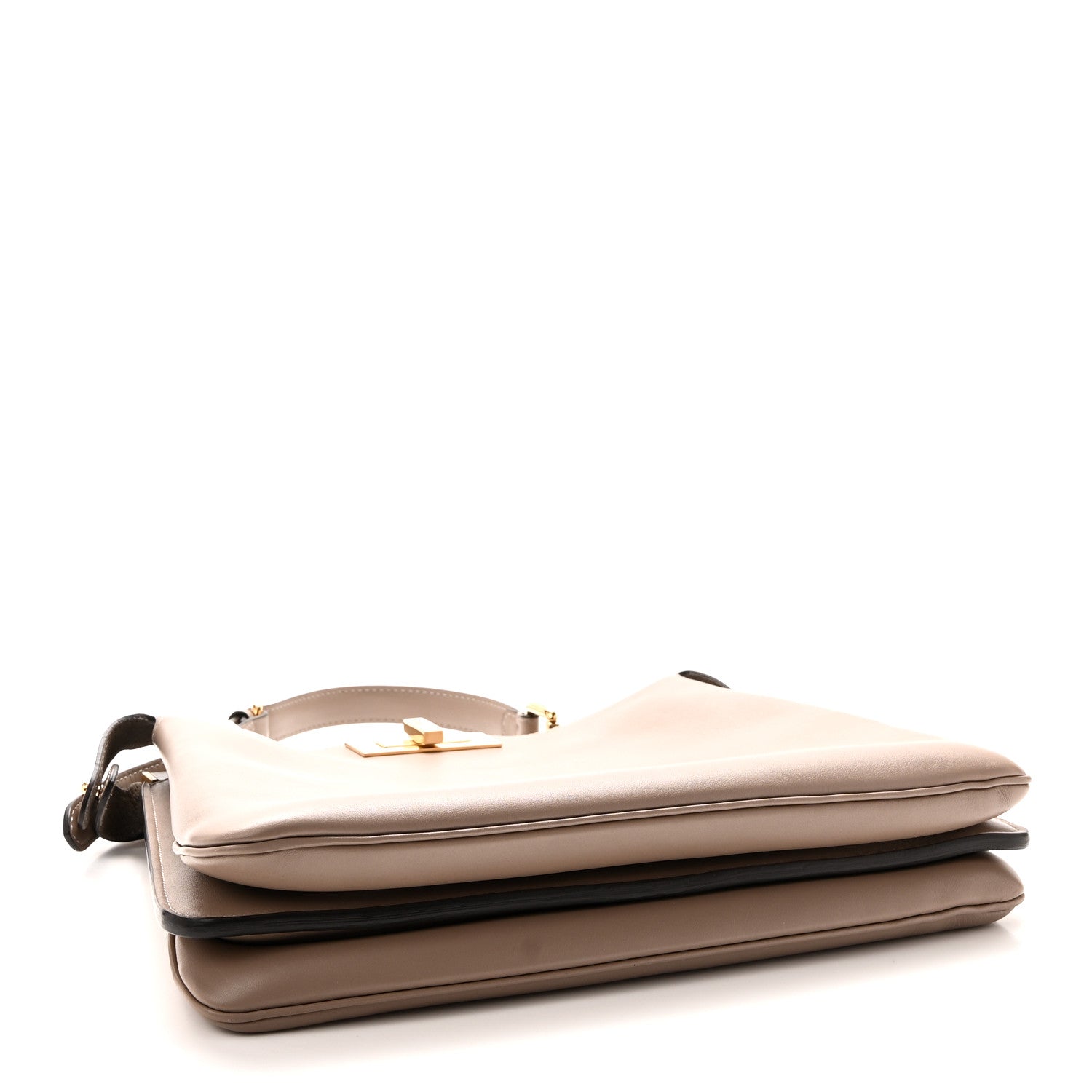 Fendi Vitello Medium Soft Peekaboo  Tortora 4 of 10