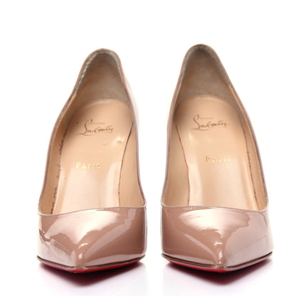 Christian Louboutin Patent Pigalle 100 Pumps 39.5 Nude 2 of 14