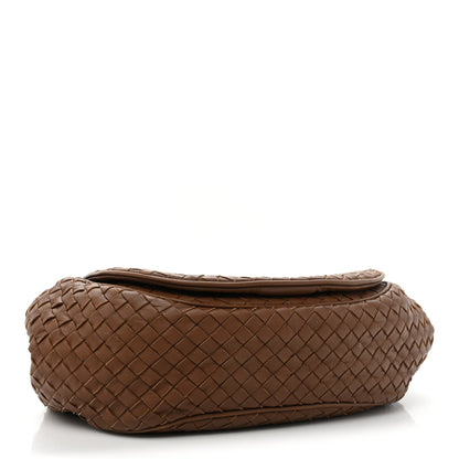 Bottega Veneta Nappa Intrecciato Small Messenger Flap Noce 4 of 18