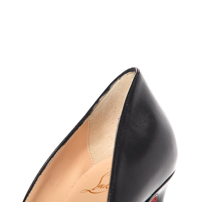 Christian Louboutin Shiny Nappa Pigalle Follies 100 Pumps 37.5 Black 8 of 10