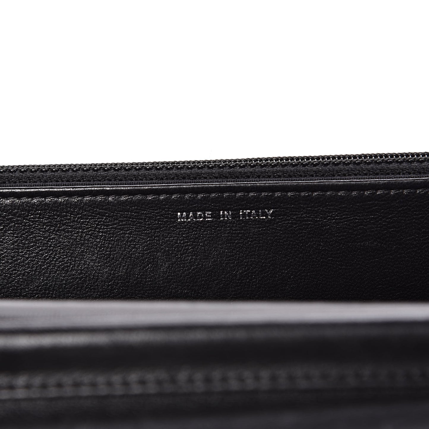 Lambskin Quilted Boy Wallet On Chain WOC Black