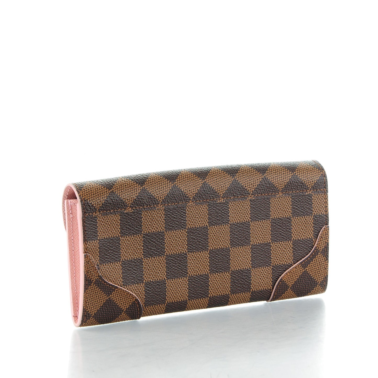 Damier Ebene Caissa Wallet Rose Ballerine