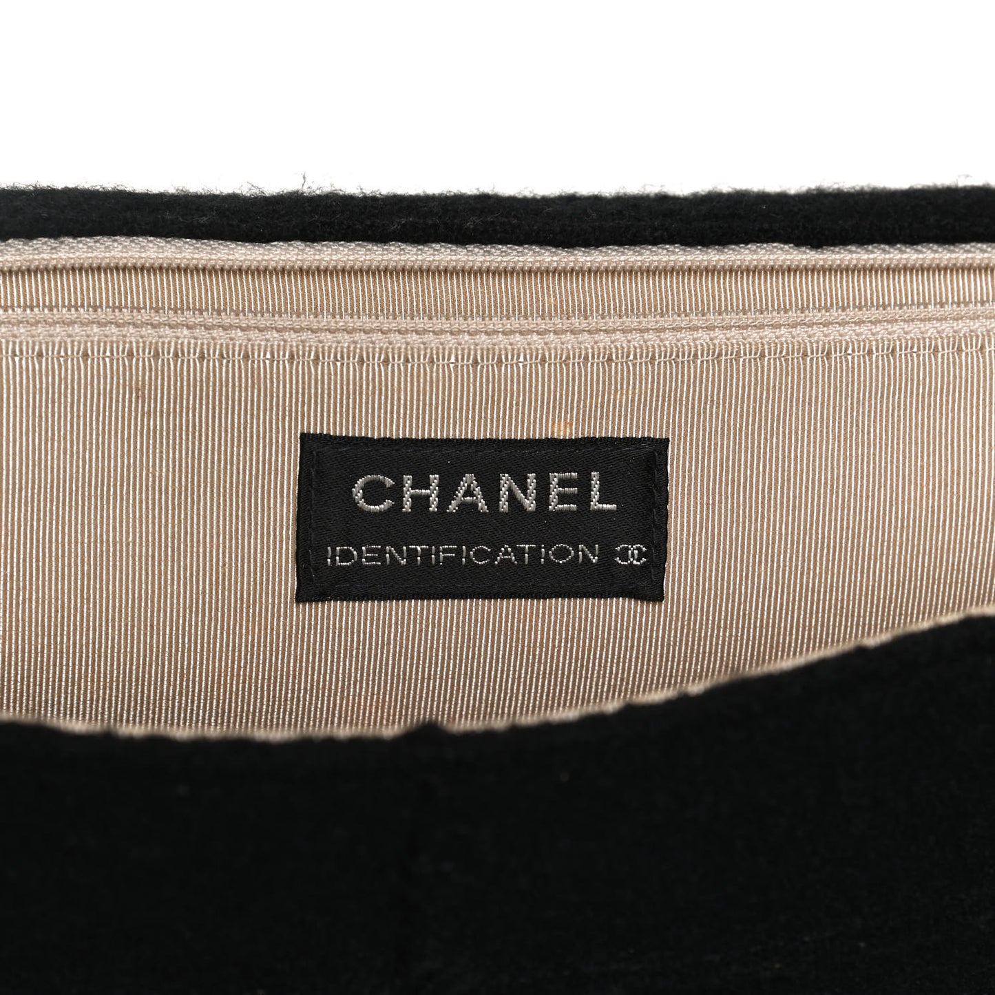 Wool Jumbo Chocolate Bar Mademoiselle Flap Black